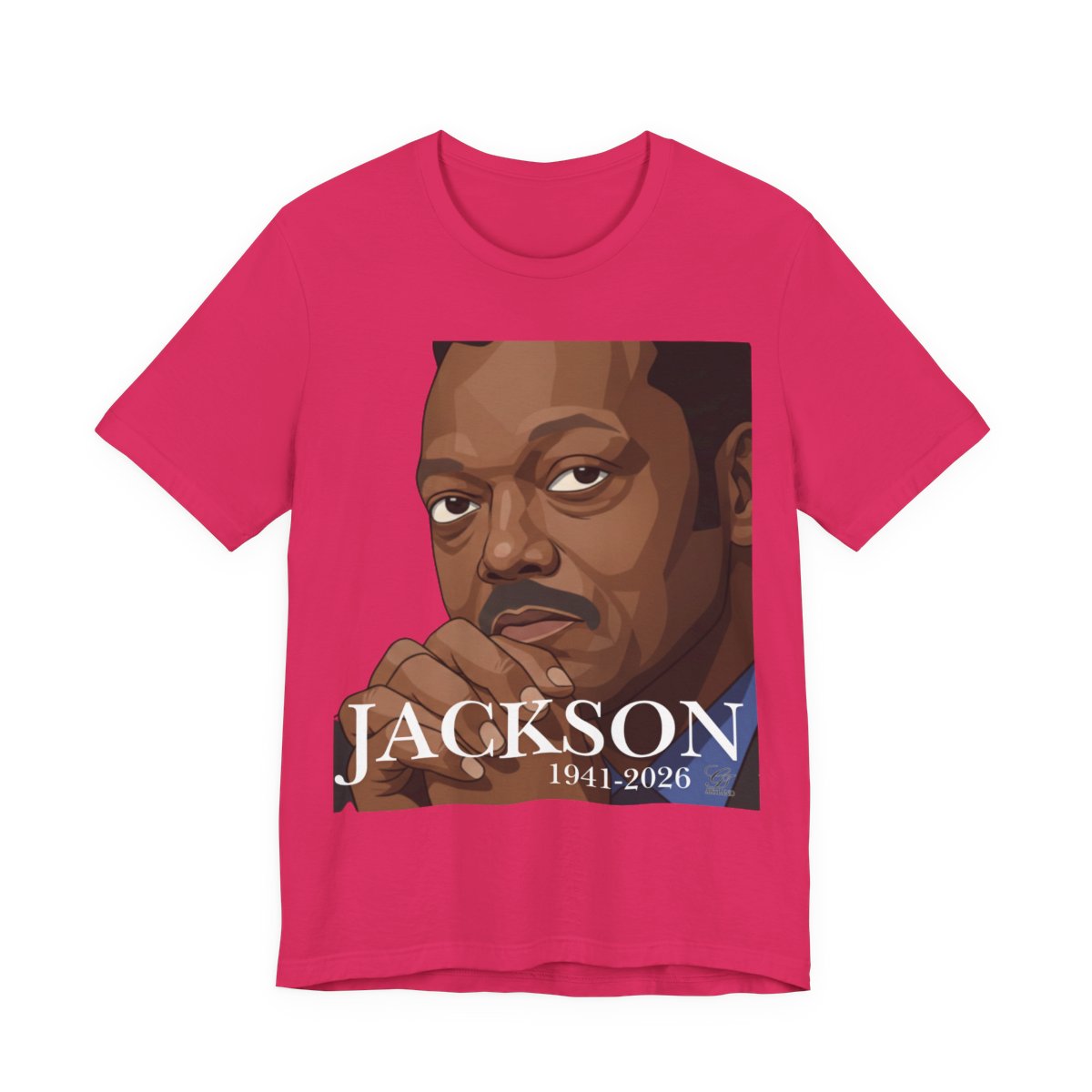 Jesse Jackson R.I.P 1941-2026 Unisex Jersey Short Sleeve Tee by GT Artland
