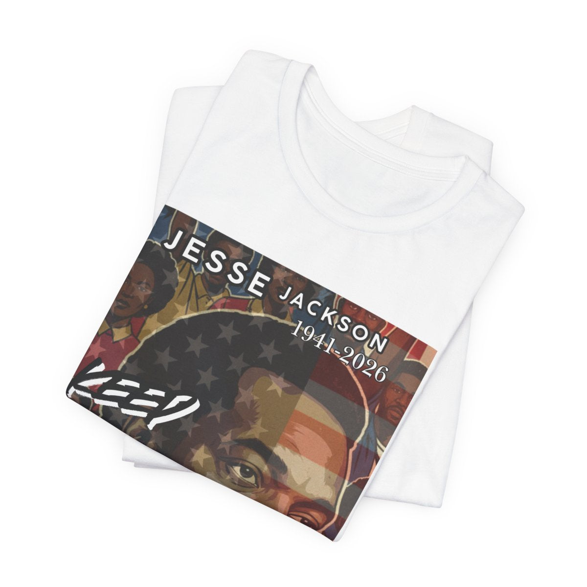 Keep Hope Alive Historical Jesse Jackson Legacy Tribute American PRIDE 1941-2026 Afro Style Unisex Jersey Short Sleeve Tee by GT Artland