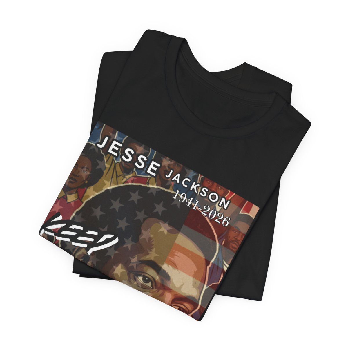 Keep Hope Alive Historical Jesse Jackson Legacy Tribute American PRIDE 1941-2026 Afro Style Unisex Jersey Short Sleeve Tee by GT Artland