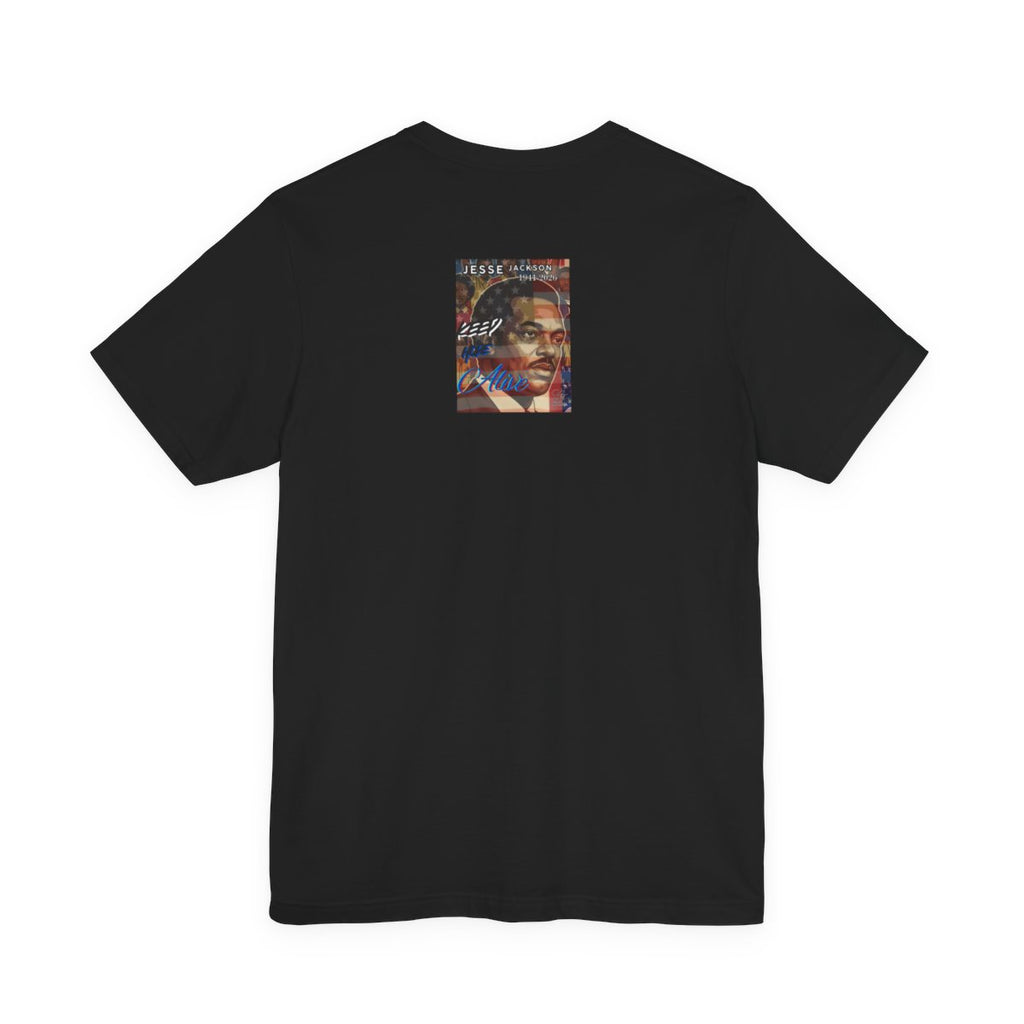Keep Hope Alive Historical Jesse Jackson Legacy Tribute American PRIDE 1941-2026 Afro Style Unisex Jersey Short Sleeve Tee by GT Artland