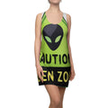 Caution UFO Designer Zone Women's Cut & Sew Racerback Dress by GT Artland